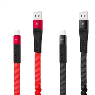 สปริง ดาต้า เคเบิล ลวด ความยาว สามารถ ยาวได้ Frabric USB Cable